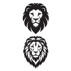 Lion Head Logos  Bold and Majestic Lion Illustrations