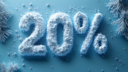 Discount design winter themed 20 percent picture