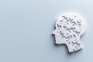 Das menschliche Denken als Puzzle – Symbol für Geist und Psyche

