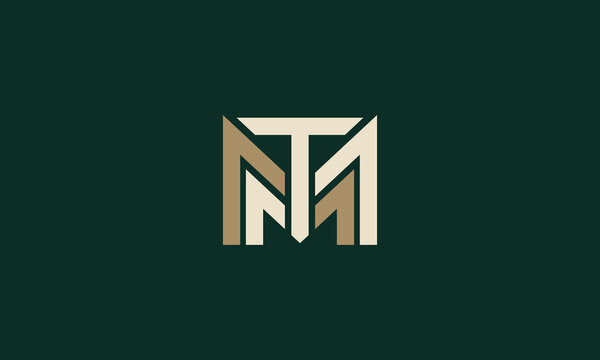 MTM or MMT monogram logo design
