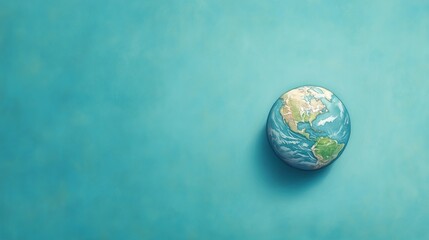 Fototapeta premium Creative concept earth's wonders through a global graphic lens