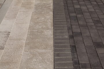 Obraz premium concrete block pavement