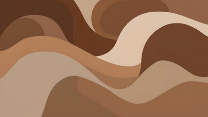 Abstract Terrain in Earth Tones: A mesmerizing visual journey through rolling abstract terrain, rendered in a palette of soothing earth tones, evoking a sense of groundedness and serenity. 