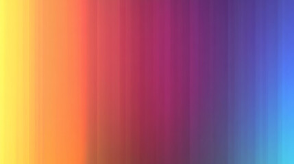 Vertical bands of blended colors in a rainbow of hues