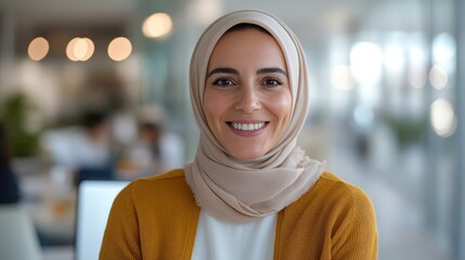 Smiling female teacher engages students in online English grammar lesson