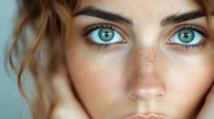 Scary woman faces her fears in the dark and embraces the unknown