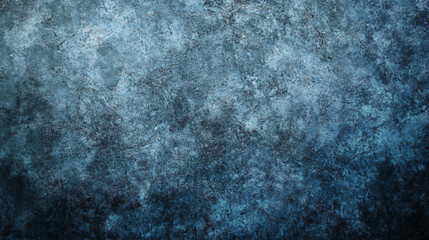 Fototapeta premium The textured blue stone background evokes a sense of depth