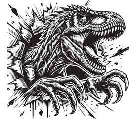 T rex scratch EPS Vector, t rex EPS Vector, Dinosaur EPS Vector, baby cute dinosaur birthday EPS Vector, trex EPS Vector, dinosaur shirt EPS Vector, Tyrannosaurus EPS Vector, Rex Dinosaur EPS Vector,  © Sofiamastery