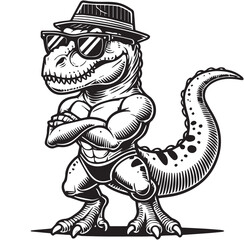 T rex scratch EPS Vector, t rex EPS Vector, Dinosaur EPS Vector, baby cute dinosaur birthday EPS Vector, trex EPS Vector, dinosaur shirt EPS Vector, Tyrannosaurus EPS Vector, Rex Dinosaur EPS Vector,  © Sofiamastery