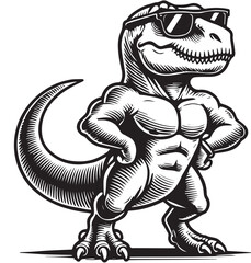 T rex scratch EPS Vector, t rex EPS Vector, Dinosaur EPS Vector, baby cute dinosaur birthday EPS Vector, trex EPS Vector, dinosaur shirt EPS Vector, Tyrannosaurus EPS Vector, Rex Dinosaur EPS Vector,  © Sofiamastery