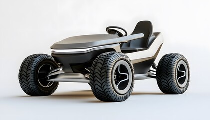 Modern design of an offroad vehicle with oversized tires