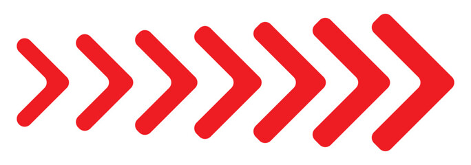 simple chevron icon set. left right icon. next previos. thin icons