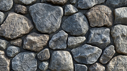 A Textured View Of Stone Rocks Formed Into A Wall
