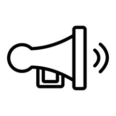 Horn Vector Line Icon Design