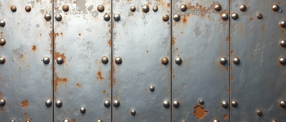 Fototapeta premium Industrial Metal Rivet Texture - High Resolution Photo