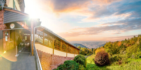 Panoramablick, Heidelberg, Deutschland 