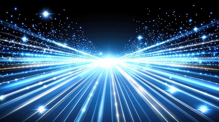 Obraz premium Abstract digital highway