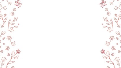 Obraz premium Whimsical Floral Nail Art Doodle Design - AI Generated Image