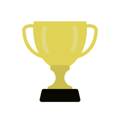 Trophy icon. Trophy cup, winner cup, victory cup icon. Reward symbol sign for web and mobile
