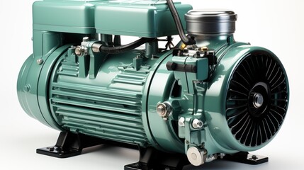 High-Performance Teal Electric Pump Motor