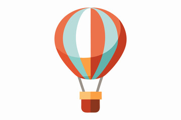 hot air balloon vector illustration