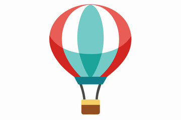 hot air balloon vector illustration