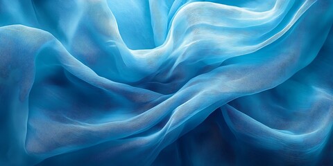 Fototapeta premium Light Blue Fabric Texture