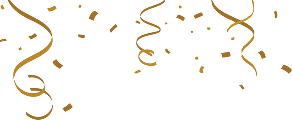 Luxurious Gold Foil Confetti with Glitter Dust on Dark or Transparent Background – Elegant Sparkling Scene for Festive and Celebration Designs, Gold Confetti Background, Luxury Glitter Overlay,  
