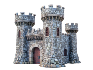 Isolated Stone Tower Fortress