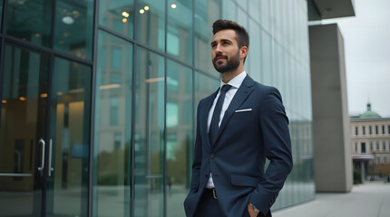 businessman in the city