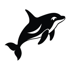 Fototapeta premium vector illustration of a dolphin