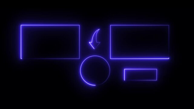  Subscribe button and outro for gaming and video channels Youtube End screen animation. neon glowing end screen
