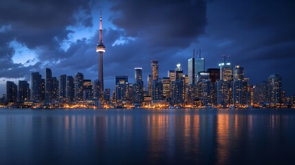 Obraz premium modern, skyline, city, architecture