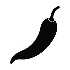 hot chili pepper vector illustration isolated on a white background