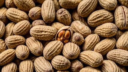 Fototapeta premium peanut classified as Arachis hypogaea grown for seeds in Indian village