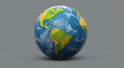 Fototapeta premium globe on a white background