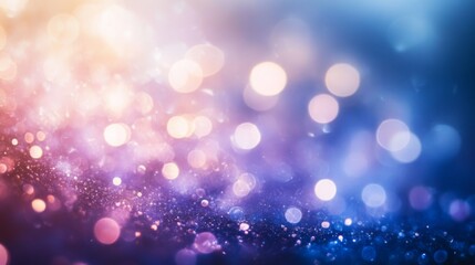 Obraz premium Blue, purple, and white blend together into a grainy, blurred background. Great for design, social media, and more.
