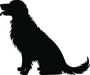 Golden Retriever dog Silhouette