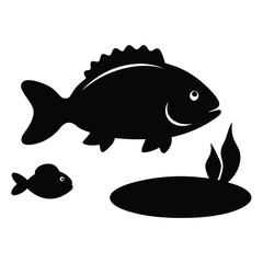 silhouette-vector-illustration-of-a-bluegill-and-p