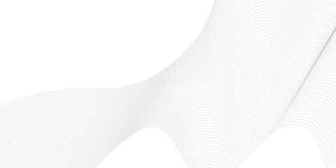 Thin wavy curve line vector background. Curve wave seamless pattern background. Black and grey wave curve lines motion vector background.

