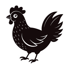 chicken little vector illustration