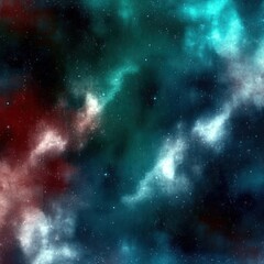 Naklejka premium deep space nebula