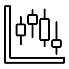 Stock Brokerage Vector Line Icon Design