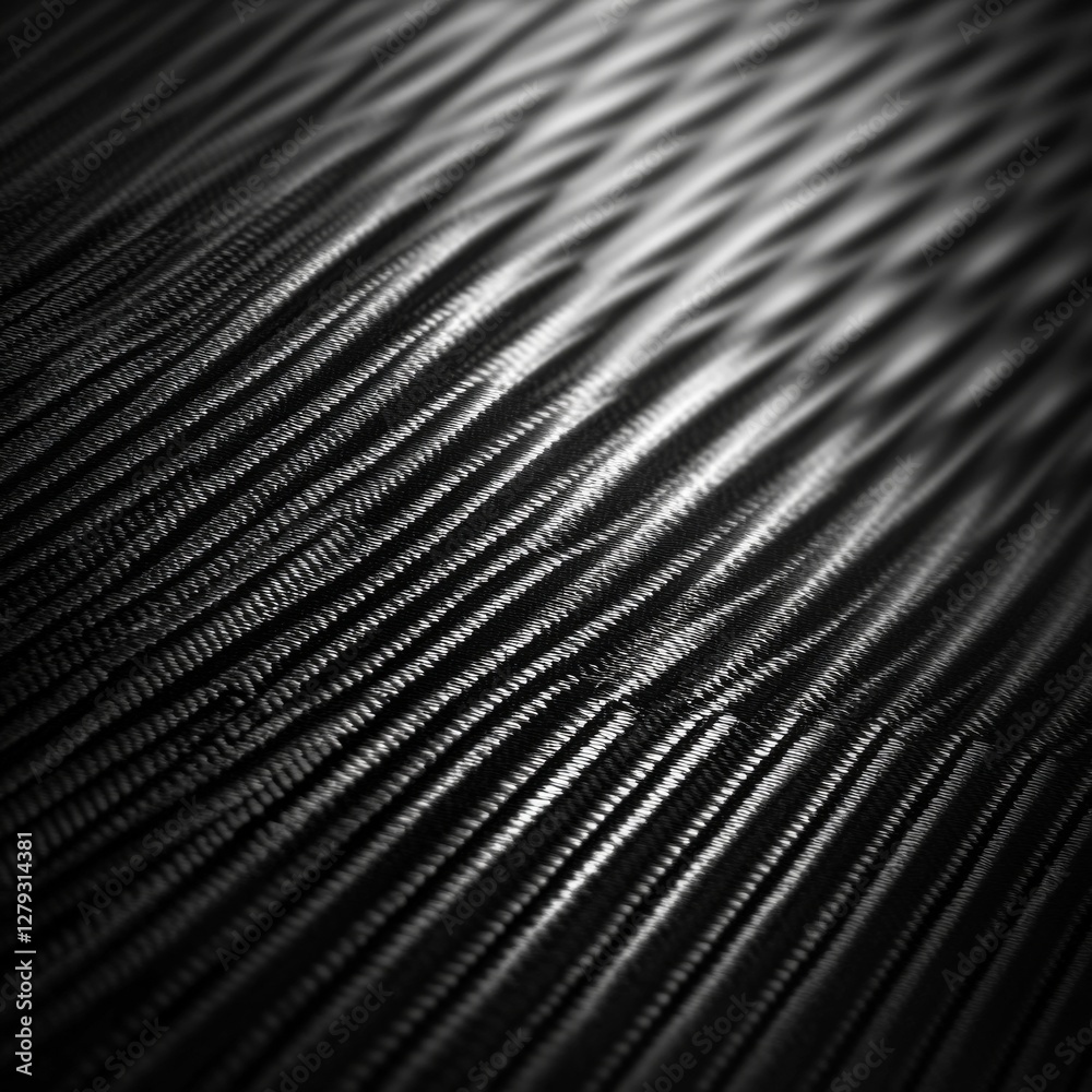 Aufkleber abstract monochrome texture: a deep dive into interwoven fibers and subtle light play