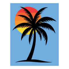 palm tree silhouette