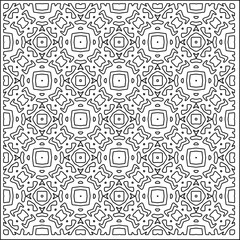 Abstract patterns.Abstract forms from lines. Vector graphics for design, prints, decoration, cover, textile, digital wallpaper, web background, wrapping paper, clothing, fabric, packaging, cards.