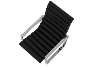 Modern Lounge Chair with Tufted Cushion