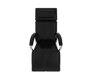 Modern Reclining Armchair with Metallic Base