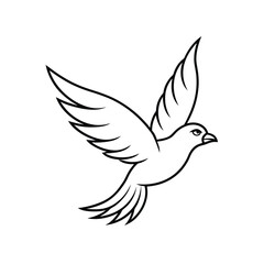 Flying Bird Burger  vector illustrations