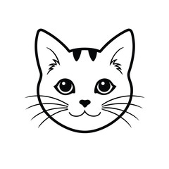 vector illustration of a female cat